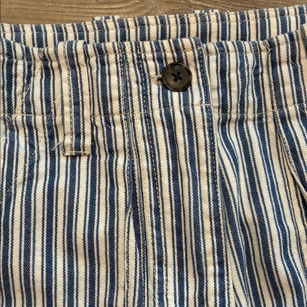 J. Crew Cargo Navy and White Striped Pants Size 0 - Picture 5 of 13
